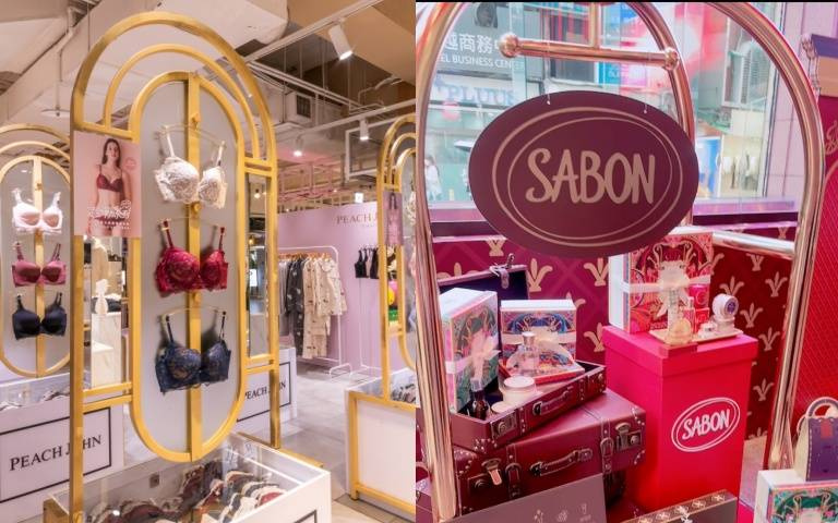 周末北中南打卡新景點快衝!台北南西店展出SABON美好年代香氛酒店聖誕快閃店、高雄漢神巨蛋PEACH JOHN期間限定快閃!