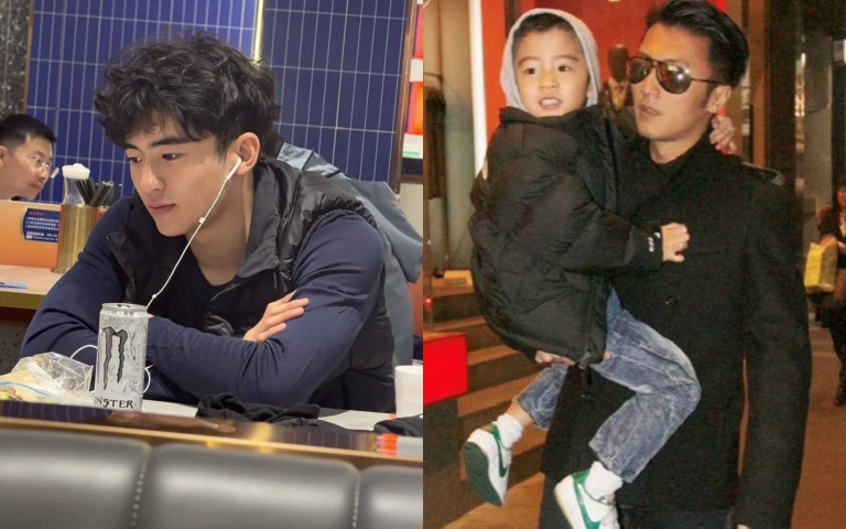 路人隨手一拍就掀討論！謝霆鋒、張柏芝大兒子18歲神顏曝光 網友狂讚：「從小帥到大！」