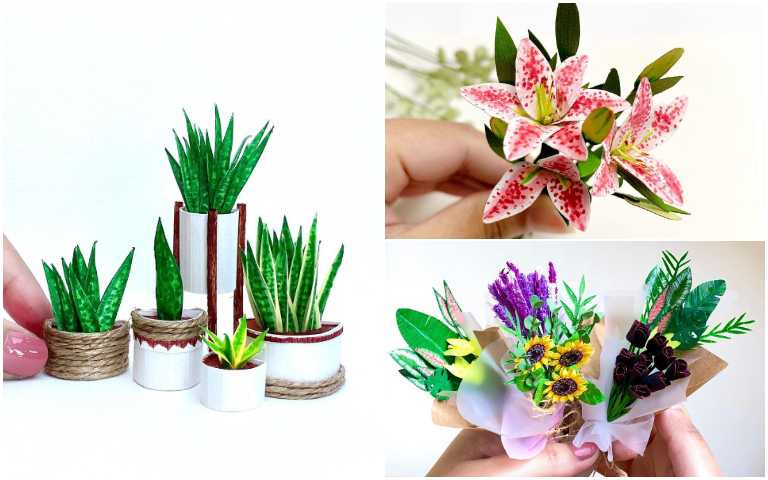 不用澆水、也不需要曬太陽!手殘黨也能輕鬆照顧的「紙雕植物」!