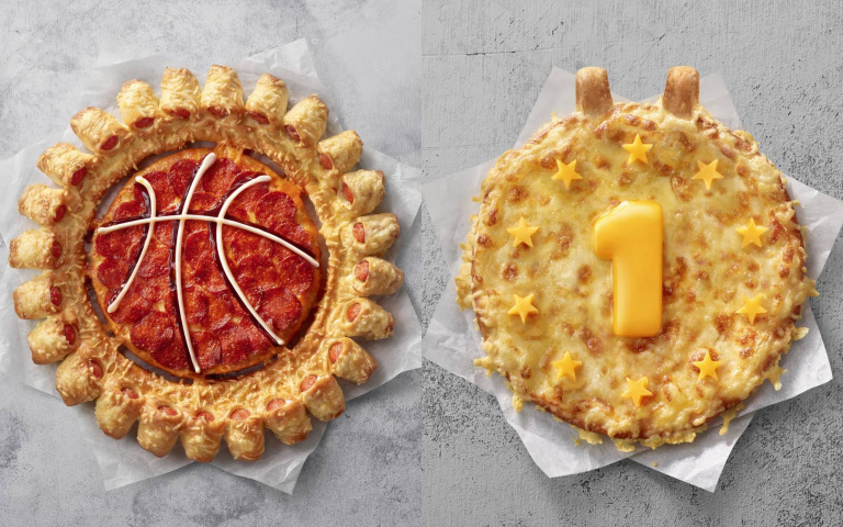 必勝客「籃球比薩」限時兩週開賣　美式臘腸、日式照燒醬好吃又好拍
