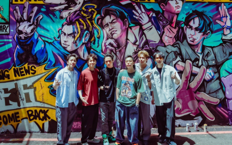 西門町現Energy塗鴉牆面　本尊打卡粉絲搶拍16蹲