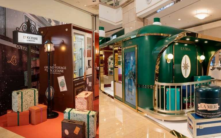 12月必去仿歐美打卡景點來了！海洋拉娜和歐舒丹都搶以歐洲火車為概念的 「奇蹟禮物特快車」和「幸福特快車」登場，快來乘坐！