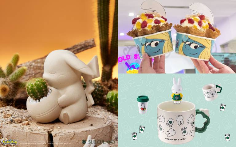 萌到心坎裡!星巴克×miffy、酷聖石×藍色小精靈、有肉×寶可夢超人氣聯名登場
