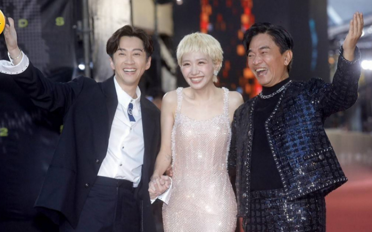 金鐘60／最亮焦點！Lulu披4000萬珠寶揪陳漢典走紅毯　吳宗憲虧「愛狗男女」