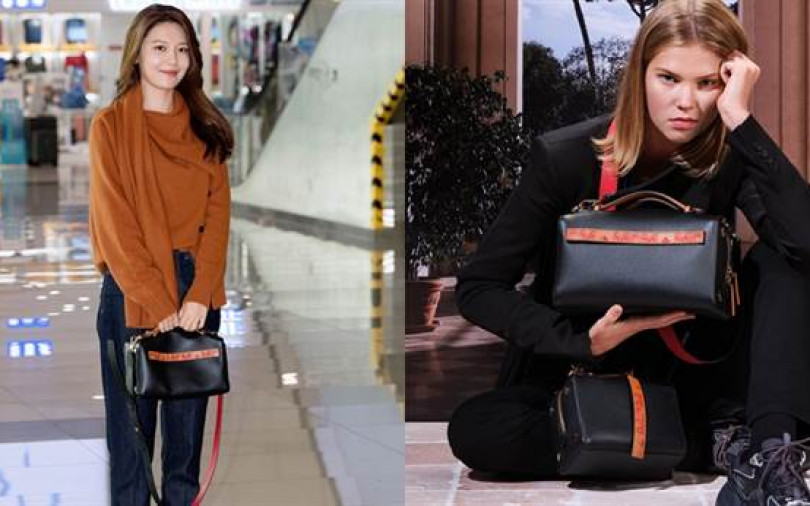 韓國女星＆少女時代秀英搶先曝光MCM歐風系列手袋，休閒優雅的機場時尚一秒抓鏡
