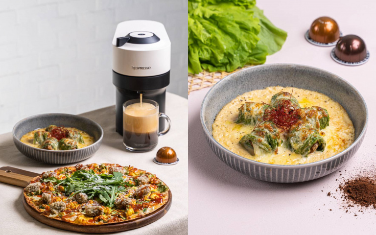 咖啡渣孕育有機蔬菜　「奶油白菜捲、植物蚵仔」限時一個月開賣