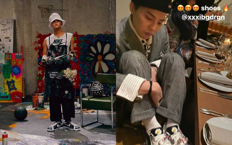 全球潮流代表時裝周集合世紀大合照! 權志龍曬鞋更穿出「鞋帶領帶」新潮流