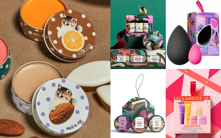 預算千元以下！7款聖誕交換禮物推薦：PAUL & JOE貓咪護手霜、The Body Shop潤唇組、Beautyblender雙蛋組