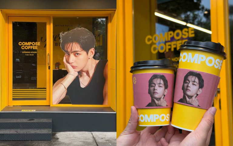 阿米快衝！BTS V代言咖啡來台插旗，聯名特調開喝掀打卡熱潮！