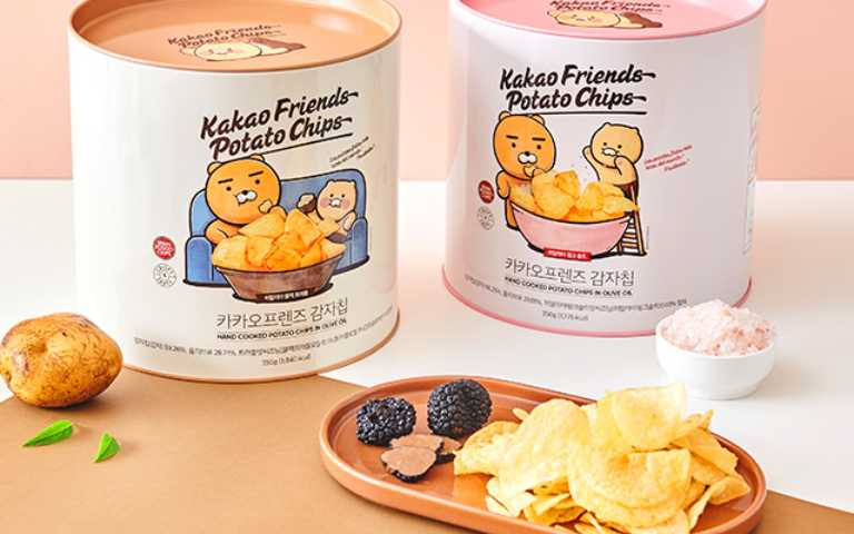 這桶不是油漆!「KAKAO FRIENDS油漆桶洋芋片」登場,玫瑰鹽、松露口味超唰嘴!