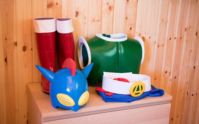 化身動感超人！淡路島渡假村「蠟筆小新」主題限定房