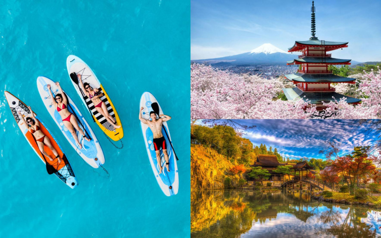 夏季早鳥旅展開跑！花蓮SUP立槳體驗、龜山島包船、河口湖一日遊，海內外旅宿行程下殺！