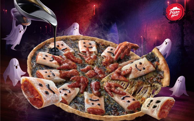 必勝客又在搞鬼！幽靈腸粉、鬼手鳳爪，搭配莫札瑞拉起司完美融合！