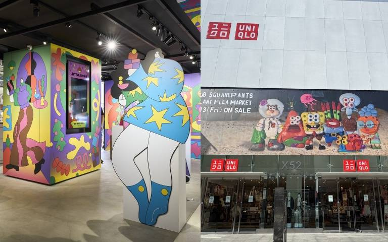 東區藝文大噴發,變身韓國聖水洞藝文特區,10/10 APOTHECARY Pop-up展區推藝術家CHOU YI Joyful Giving特展、UNIQLO旗艦店外牆有海綿寶寶!