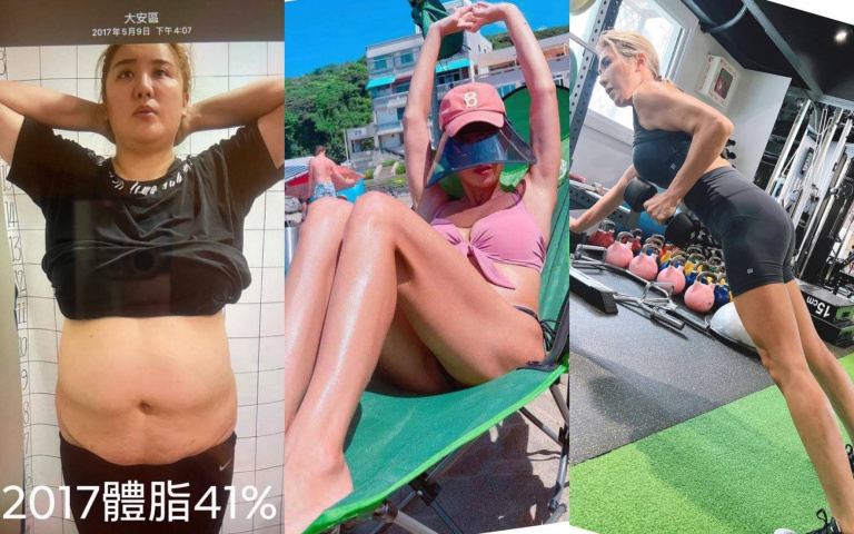 小禎瘦身40公斤「不復胖」方法:戒紅肉吃海鮮、每天運動2小時!睡覺還用「撫紋貼」真的是自律達人!