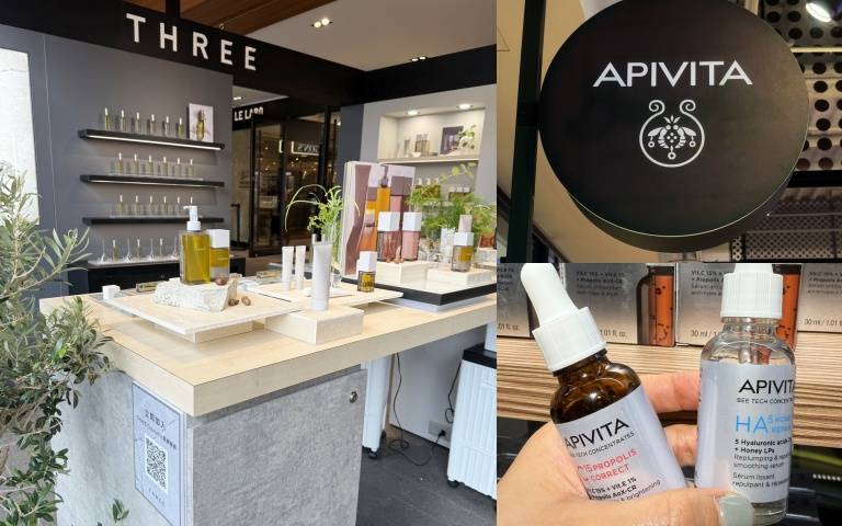 希臘保養品牌APIVITA重返A11、日本療癒保養THREE誠品南西快閃！粉絲終於盼到兩大人氣品牌回歸台灣美妝圈