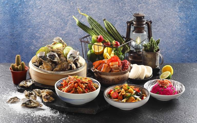 秒飛離島!新北最高BUFFET推「澎湖海鮮吃到飽」 牡蠣、九孔、火燒蝦任吃