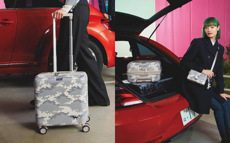 旅人必買！超萌小狐狸行李箱，減震輪子設計讓旅行更方便！