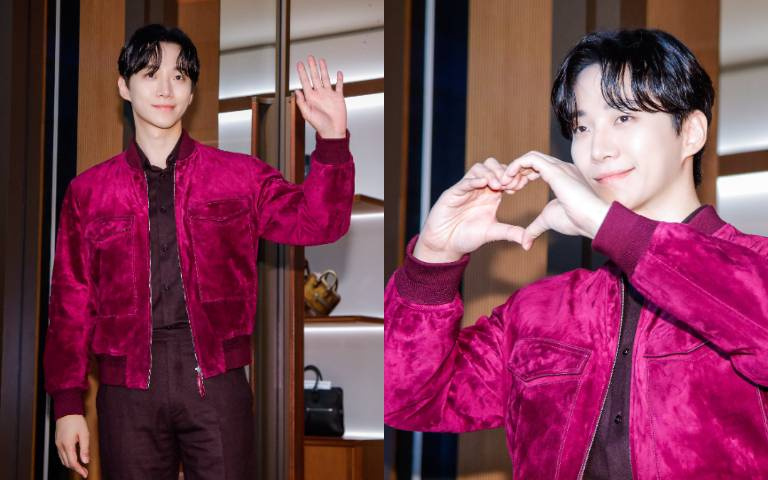 男神李俊昊降臨101、Berluti酒紅套裝帥炸！愛心無限輸出、寵粉力破表，粉絲嗨爆…最愛台灣美食是它？