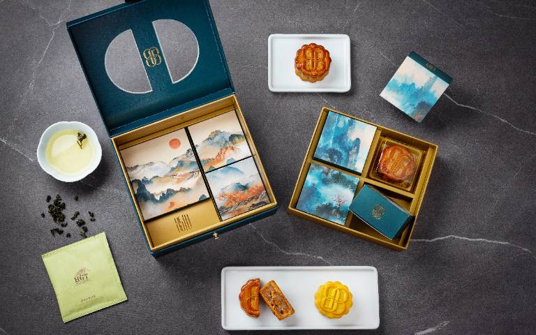品味台灣風土人情！捌伍添第「月映山河」月餅禮盒