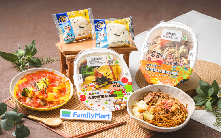 爆Q!「全家」還原蠟筆小新卡通美食,小新粉必嚐!