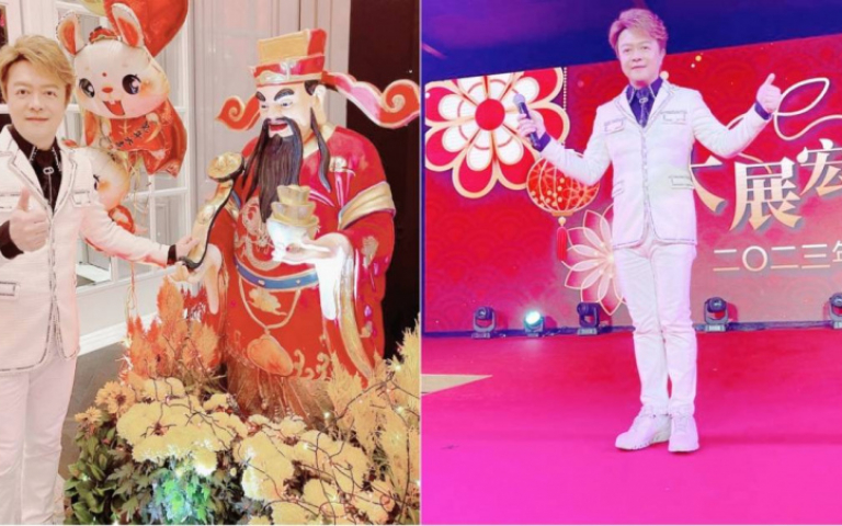 翁立友本命年安太歲 樂當48小時空中飛人感謝財神爺眷顧