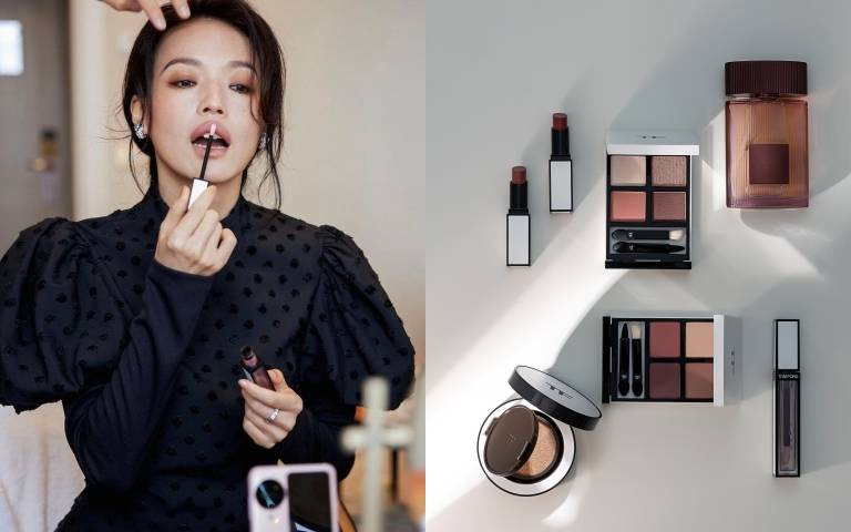 舒淇御用『玫瑰唇露』終於到貨了！同系列眼彩盤、唇膏也美炸！必須成套全收才行啊~~