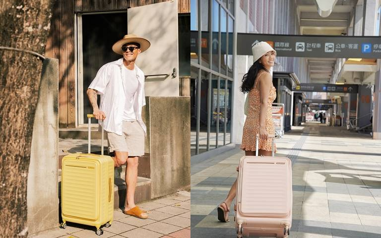 行李箱品牌「柔和系列」低彩度、大容量設計 打造Ins風旅遊穿搭！