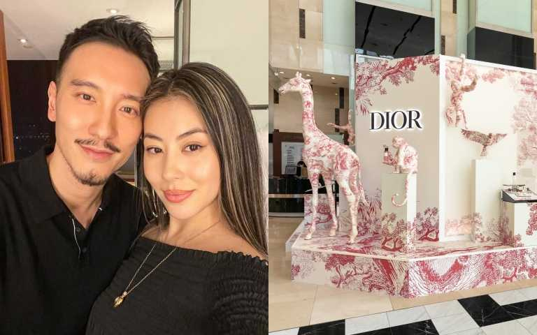 王陽明現身高雄!偷偷跑到首間迪奧香氛世家快閃店幫蔡詩芸選香水!太恩愛很犯規!