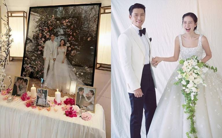 孫藝真、玄彬婚禮現場多幅唯美婚紗照曝光!意外掀起「韓式婚紗照」熱潮!