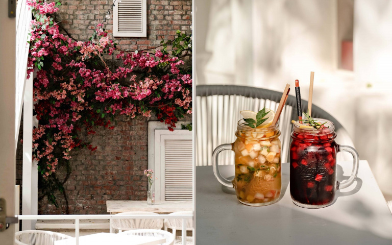 隱身純白老宅的全新酒吧　讓台中巷弄飄散地中海風情