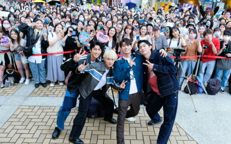 BL劇《奇蹟》辦見面會　港鐵粉來台追星