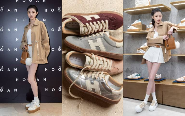 「腿精」詹子萱穿上HOGAN厚底神鞋、超長美腿霸佔全場視線，逆天比例直接開掛