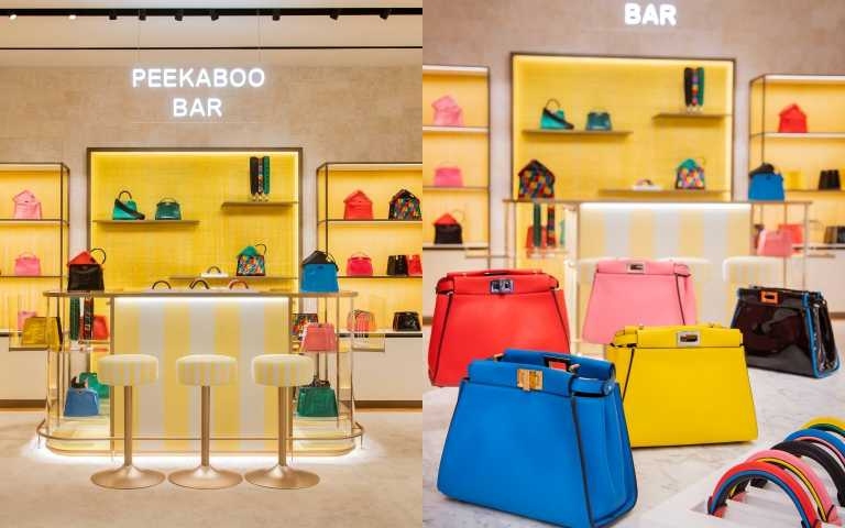 FENDI訂製服務來了!打造個人專屬Mini Peekaboo包款 Peekaboo Bar登台首站就選在台中