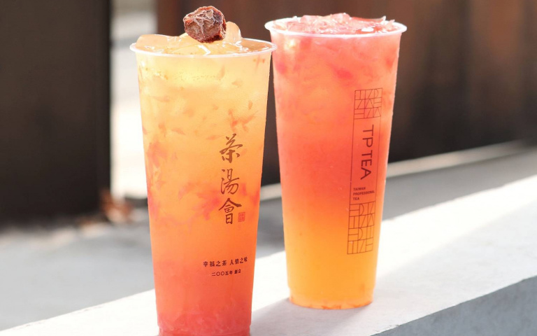 喝得到果粒!茶湯會「葡萄柚系列」絕美粉橘漸層,果茶香完美融合好拍又好喝!