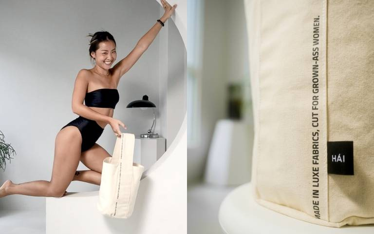 時髦泳裝品牌HÁI推超好看帆布包！不只實用更可以支持公益！幫助深受家暴威脅的女性朋友！