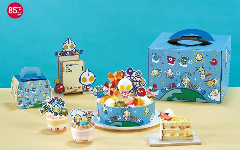 太可愛！85℃聯名超人力霸王，推三款Q版超人力霸王造型蛋糕！