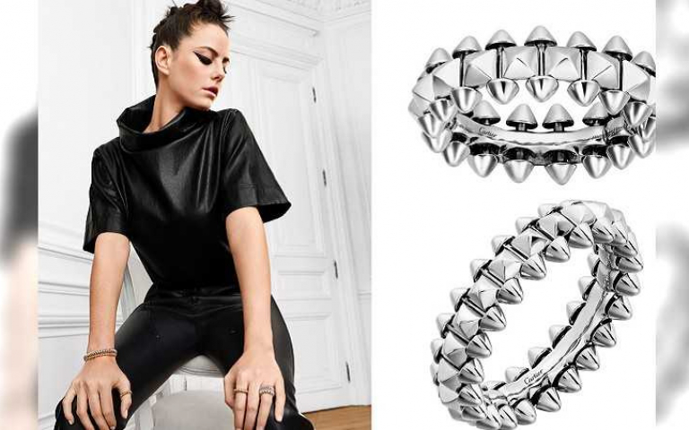 酷玩剛柔並濟的自由曲線！卡地亞CLASH DE CARTIER白金系列珠寶掀起流行熱潮