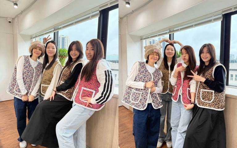 徐若瑄學Jennie、Karina跟上奶奶風，開工穿阿珠媽背心！原來50歲這樣穿也超凍齡，甜翻全網！