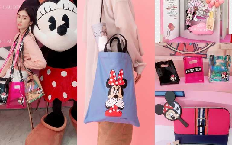 迪士尼控準備暴動!Estee Lauder × Disney合作,小型迪士尼樂園拍照打卡場景重現,還送你多款米妮限量包款