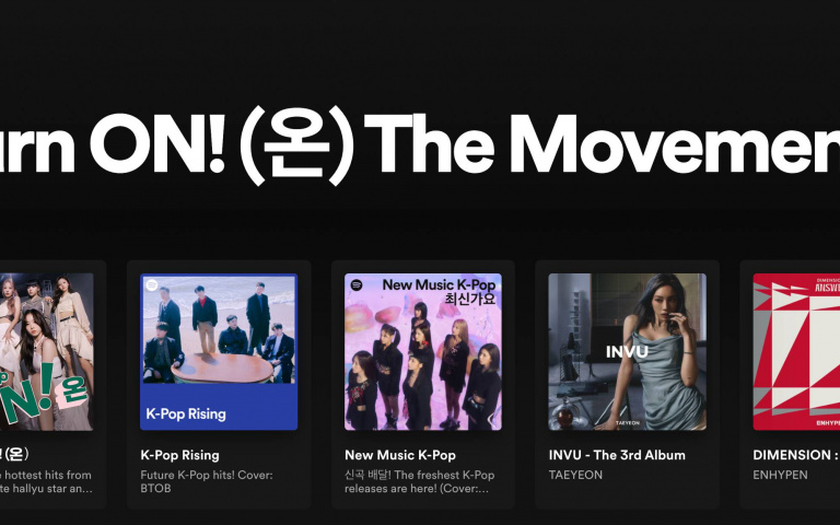 Spotify 全面重塑全球性 K-Pop 歌單「K-Pop ON!」