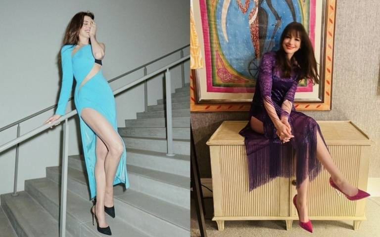 安海瑟薇開衩禮服大露美腿太吸睛!網友狂敲碗她的「逆天長腿養成術」這就告訴妳!