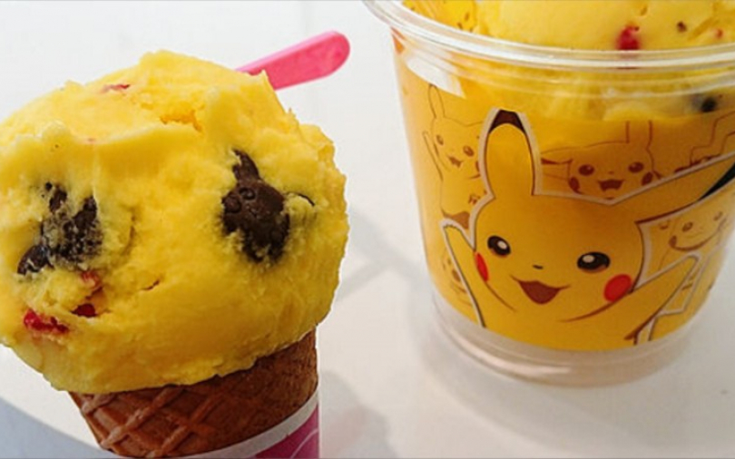 感受10萬伏特的魅力！　日本31推出皮卡丘冰淇淋