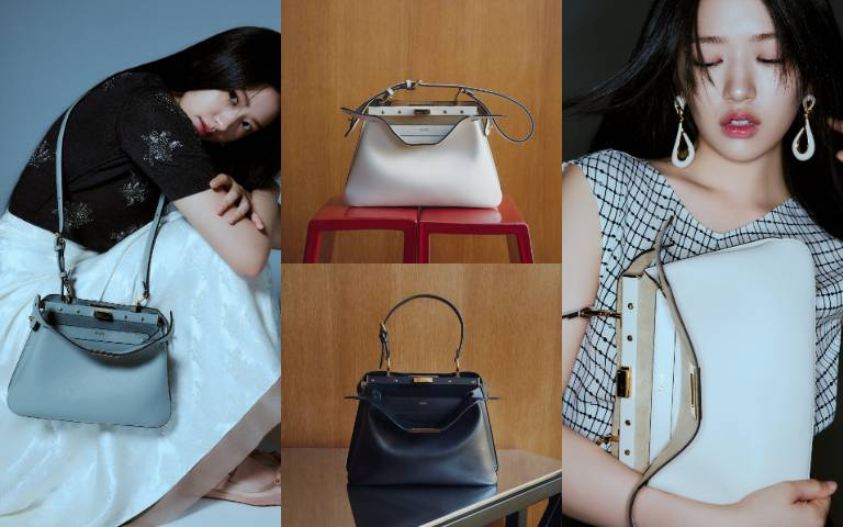 FENDI 經典包縮小更時髦了!安俞真同款Peekaboo Soft Small皮革細膩柔軟、還巨實用:肩背&斜背和手提一次擁有