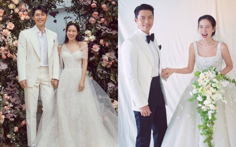 婚紗照曝光!玄彬、孫藝真世紀婚禮即將登場,白色禮服根本童話故事!
