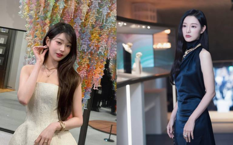 「淚之女王」金智媛力拼「人間芭比」張員瑛爭第一美!優雅名媛VS.甜美公主風,現身寶格麗藝術展