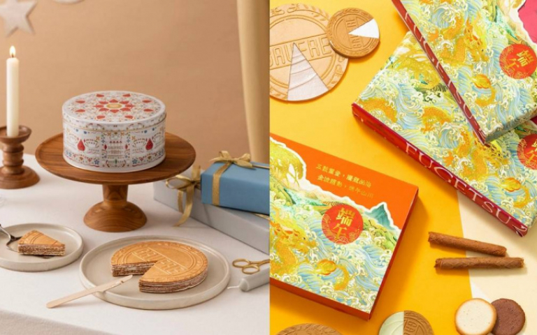 端午節特色伴手禮搶市！7層夾心法蘭酥限量預購　竹編禮盒、龍舟植栽風雅亮相