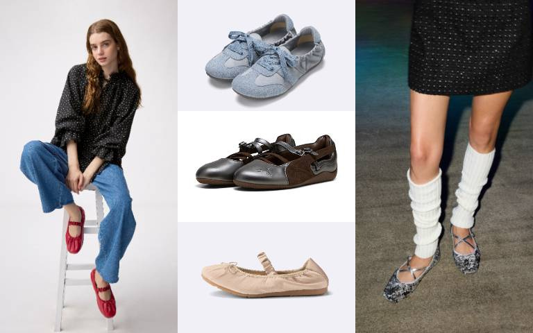 百元甜價買！芭蕾舞鞋全攻略：GU、PUMA、小CK…逛街不累腳必收這雙