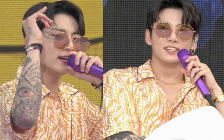 韓國超人氣團體BTS 8周年線上直播會歌迷!成員田柾國穿上亮麗黃FENDI 2021夏季Vertigo 系列,超吸眼球引爆話題!