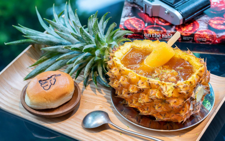 台北時代寓所把象山腳下名店搬進大廳，「冬瓜檸檬愛玉」、「鳳梨愛玉」超消暑！